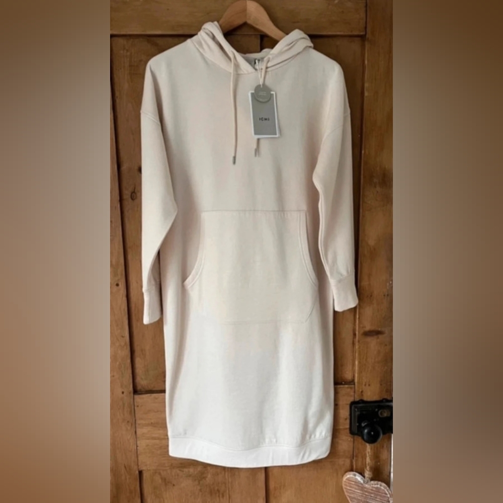 Ichi Hooded Sweatshirt Dress